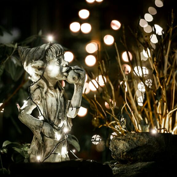 Weihnachtsdeko Gartenelfe im Elfenhain