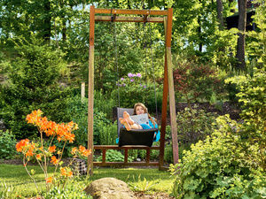 Relaxen im Garten des Birkenhofs